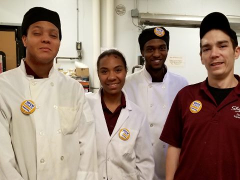 Members of Eickhoff ShopRite showing their UFCW pride.