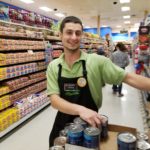 Steve stocking cans