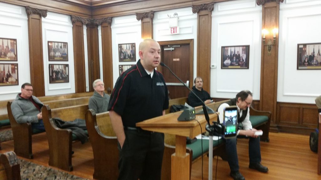 Hugh Giordano attending an OCNJ City Council meeting