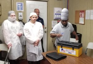 Case's Pork Roll members voting on the contract, 2018.