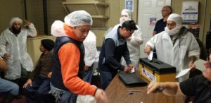 Case's Pork Roll members voting on the contract, 2018.