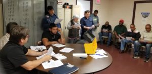 Taylor Provisions ratifying their 2018 contract.