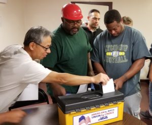 Taylor Provisions ratifying their 2018 contract.
