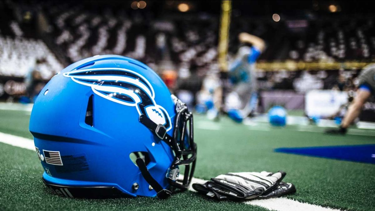 Philadelphia Soul helmet