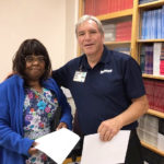 UFCW Local 152 members voting at Bacharach's ratification meeting.