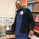 A UFCW Local 152 member voting at Bacharach's ratification meeting.