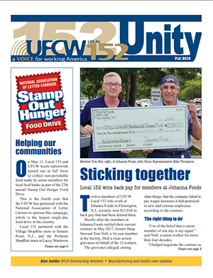 The Unity - Fall 2019 cover