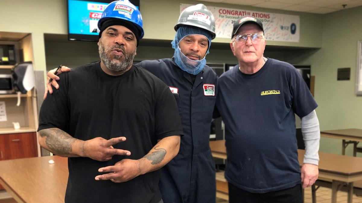 The Negotiating Committee at Catelli Brothers in Collingswood, NJ.