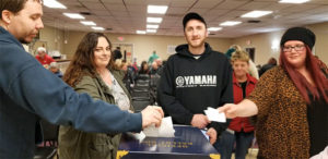 Acme Markets members voting on the proposed contract.