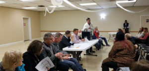 The Negotiating Committee at the ratification meeting on 3/03/2020.
