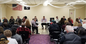 The Negotiating Committee at the ratification meeting on 3/03/2020.