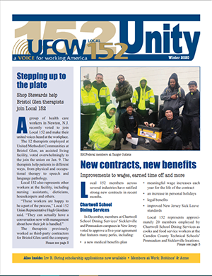 The Unity - Winter 2020 cover