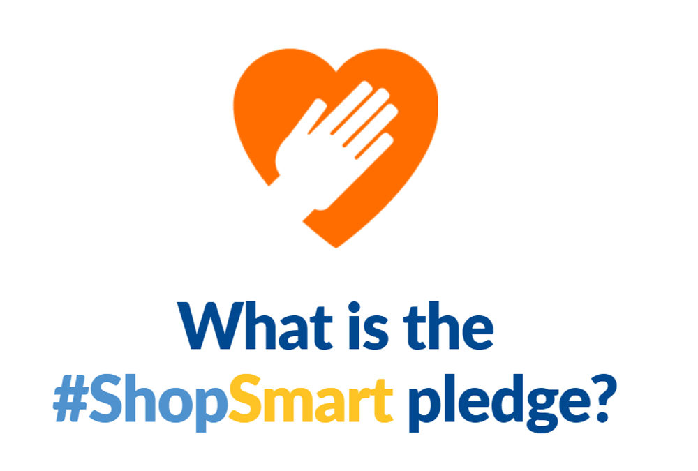 What is the #ShopSmart pledge?