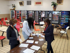 Members voting