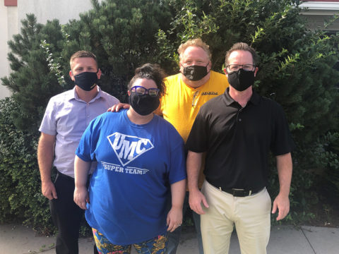 Some members of the Negotiating Committee for the United Methodist Communities at The Shores contract, 2020
