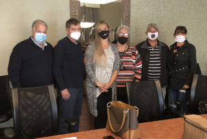Members attending the Acme (meat) contract ratification on 9/16/2020.