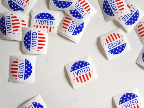I VOTED stickers
