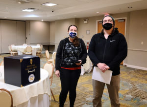 Members voting at the ShopRite Retail Clerks Ratification, 10/20/2020