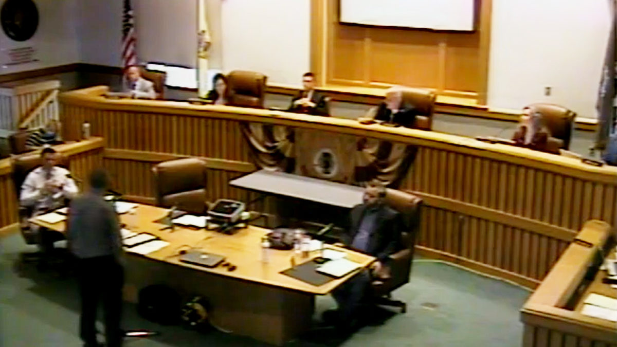 Hugh Giordano at the Toms River Council meeting on 5/11/2021.