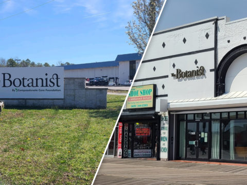 The Botanist storefronts in Atlantic City and Egg Harbor Township, NJ