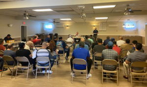Puratos members attending the ratification meeting on 5/01/22.