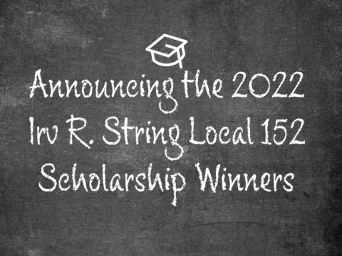 2022 Irv R. String Scholarship Winners