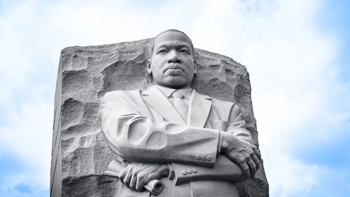 A statue of Martin Luther King, Jr.