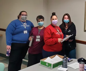 Members at the ratification meeting for Cape Regional Medical Center on 12/08/22.
