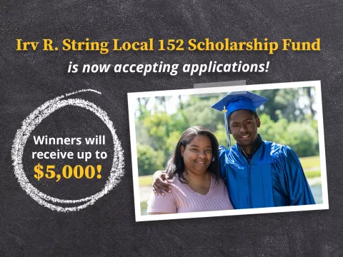 Irv R. String Scholarship posting 2023
