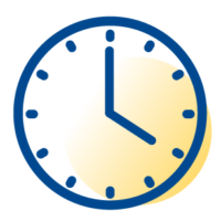 A clock icon