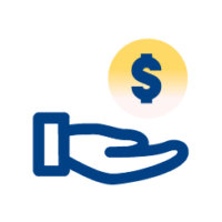 A hand outstretched for money